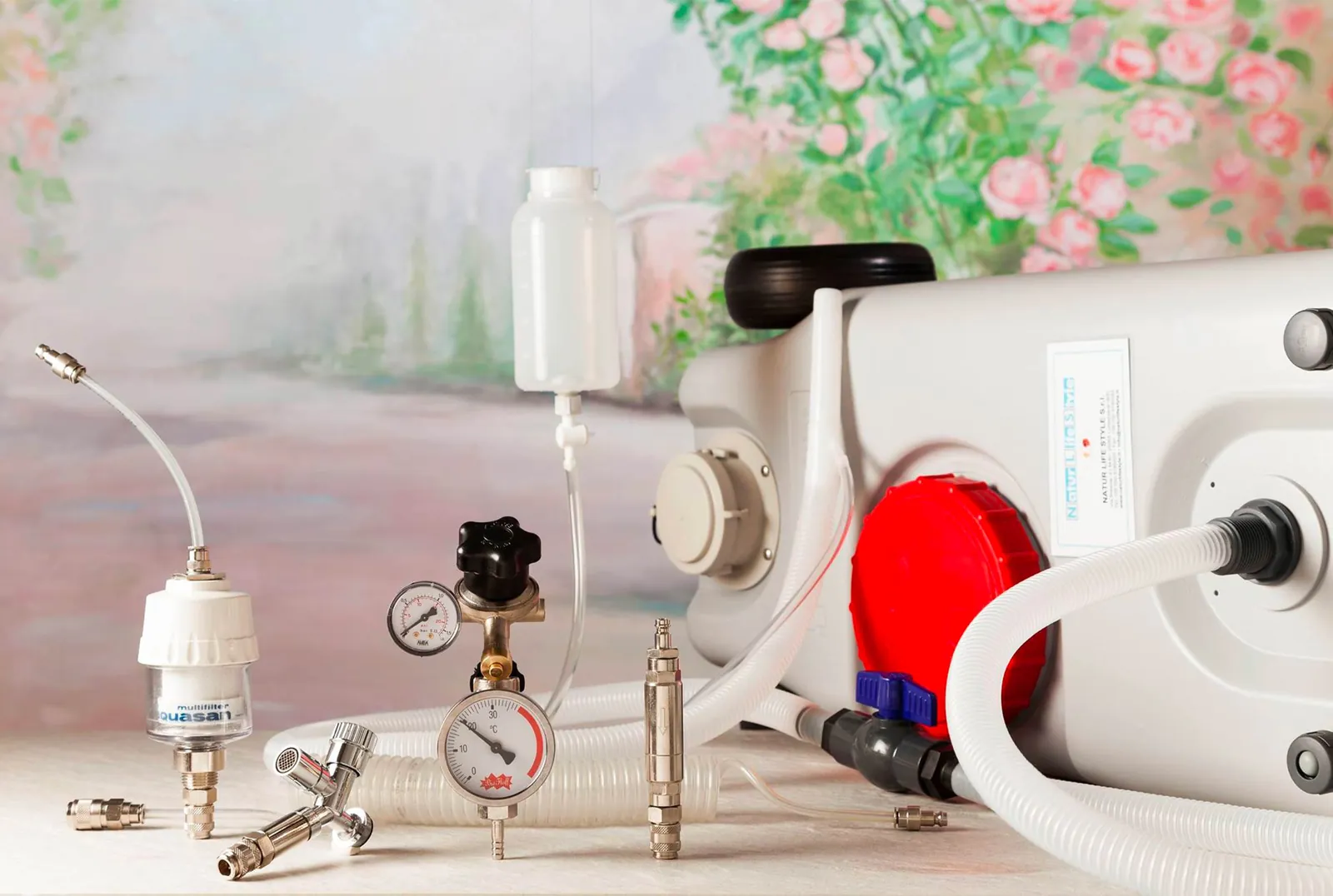 Professional colon hydrotherapy in a wellness centre
